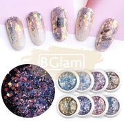 Colorful Nail Sequins - Available in 8 colors