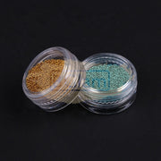 Nail Art Mini Caviar Plastic Beads Available in 12 Colors