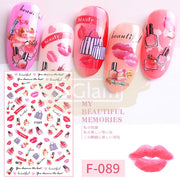 Fashion Nail Stickers - Available in 17 designs