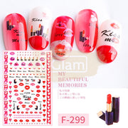Fashion Nail Stickers - Available in 17 designs