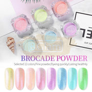 Brocade Nail Powder with applicator