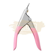 Professional Manicure Acrylic Nail Tip Cutter - Pink/Silver