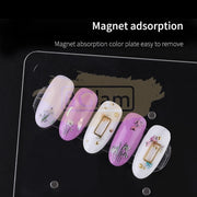 Clear Acrylic Nail Tip Display Board 60 tips - 5 layers