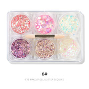 Shiny Glitter Powder Gel Sequins Set w applicator - Available in 12 styles