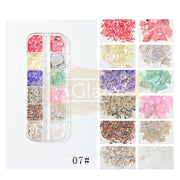 Nail Art Mixed Shell Jewelry Decoration Set - Available in 15 designs