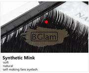 NAGARAKU Faux Mink Eyelash Extensions - D Curl Mixed Length 16-20mm