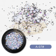 Glass Nail Rhinestone Diamond Crystal Stones - Available in 7 Colors