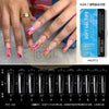Soft Gel Tips H105-7 | Full Cover | French Bamboo 440 Tips Blue Box