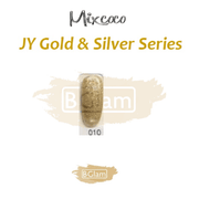 Mixcoco Soak-Off Gel Polish 15Ml - Jy Gold & Silver Collection 10 Nail