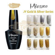 Mixcoco Soak-Off Gel Polish 15Ml - Jy Gold & Silver Collection Nail