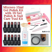 Mixcoco 15Ml Gel Polish Kit With 10 & Nail Care Tool