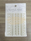 Joyful Nail Stickers | JO-854 | Gold