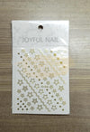 Joyful Nail Stickers | JO-858 | Gold