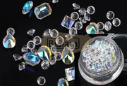 Clear Faceted Rhinestones