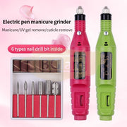 Portable Electric Nail Drill Machine 20, 000 RPM Rose Red