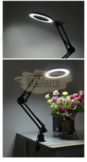 2-in-1 Design LED Magnifying Desk Lamp 160mm (3 lighting modes)