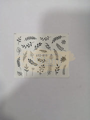 Nail Art Water Decal Sticker STZ-810