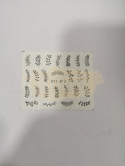 Nail Art Water Decal Sticker STZ-812
