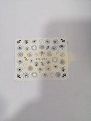 Nail Art Water Decal Sticker Set - (29 decals per pack)