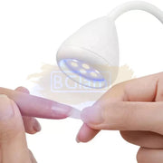 Lotus Hands-Free LED Nail Lamp 36W with Storage - White