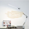 USB Dimmable LED Folding Desk Lamp with Clamp - White