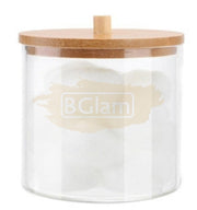 Acrylic Container with Bamboo Lid M-296- Medium (container only)