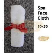 Spa Face Cloth White 30x30