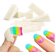 Cosmetic Wedges/Triangle Applicator Sponges for Nail Art & Makeup (8 pieces per pack)