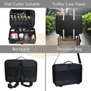 Travel Makeup Bag 40*28*12 cm - Black (bag only)