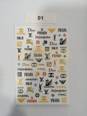 Nail Stickers Designer Collection VDSM-J 01