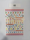 Nail Stickers Designer Collection VDSM-J 02 LV