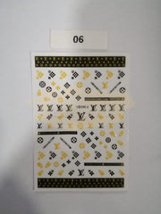 Nail Stickers Designer Collection VDSM-J 06 LV
