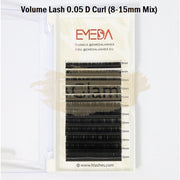EMEDA Eyelash Extension | Volume | 0.05 D Curl | Mixed 8-15mm