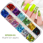 Nail Sequins Set - Available in 4 Designs