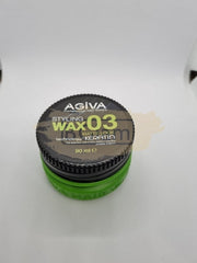 Agiva Hair Styling Wax 03 Matte Look Green 90ml