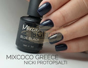 Mixcoco Soak-Off Gel Polish 15Ml - Blue Black Nail