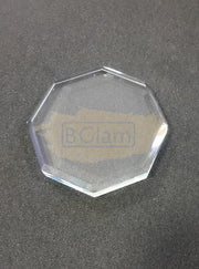 Octagon Shaped Crystal Glass Palette Glue Holder