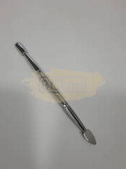 Nail Art Tool - Cuticle Pusher & Spoon - Silver