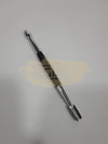 Nail Art Tool - Cuticle Pusher & Spoon - Black