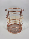 Brush Holder Round Cylinder - Rose Gold