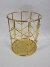 Brush Holder Round - Gold