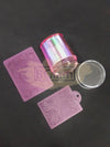 Nail Art Stamper Set (Stamper, Scraper & Stamping Plate) - M-92 - Pink