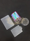 Nail Art Stamper Set (Stamper, Scraper & Stamping Plate) - M-92 - Purple