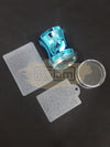 Nail Art Stamper Set (Stamper, Scraper & Stamping Plate) - M-95 - Blue