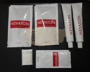 Nevaton Permanent Hair Color Cream Set (2 Tubes+Oxidation) - 1.0 Black