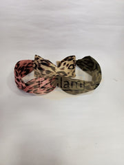 Leopard Print Knotted Wide Headband Design 12