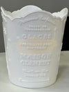 Patisserie Confiserie Brush Organizer Round - White