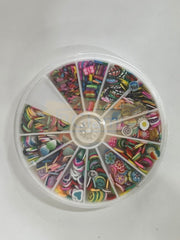 Assorted Nail Deco in Wheel