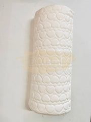 Halfmoon Heart Design Hand Rest Pillow - White