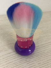 Colorful Soft Hair Mushroom Style Nail Dust Brush